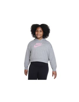 Sudadera con Capucha Nike Sportswear Club Niña Grey