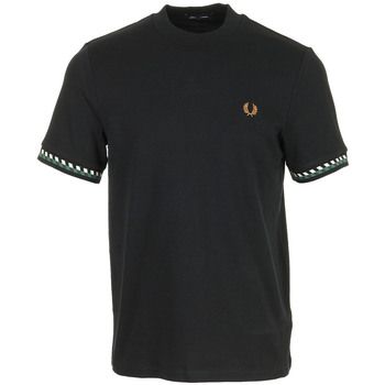 Fred Perry Camiseta Jacquard Cuff T-Shirt para hombre