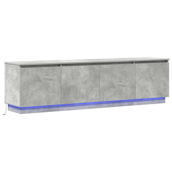 Mueble De Tv | Mueble De Salón | Gabinete De Tv Gris Concreto 180 X 38 X 49 Cm