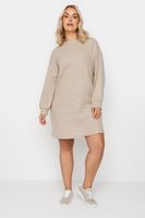 yours vestido beige de punto suave mujer curvy y tallas grandes yours