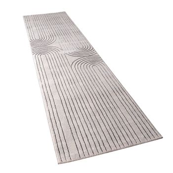 Alfombra Tiana gris  80x300 cm