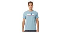 camiseta de manga corta ironman barcelona hombre azul cielo