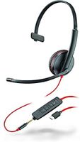 poly blackwire c3215 auriculares alambrico diadema oficinacentro de llamadas usb tipo c negro
