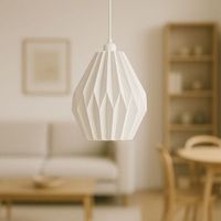 lampara de techo modelo narlu blbb blanco cable de seda trenzado blanco embellecedor floron de techo blanco luz led e27
