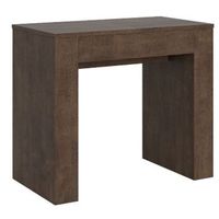 consola extensible madera oscura 14 personas 49 a 307 cm ery
