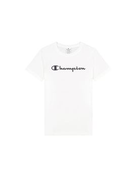 Camiseta Champion Big Script Logo W White