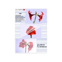 plastificadores olympia a5 80 micras transparentes 100 piezas