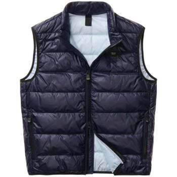 Blauer Abrigo de plumas Gilet para niño