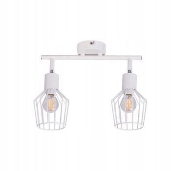 Quintana - plafón de metal, color blanco, 32 cm, e14