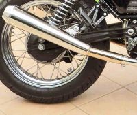 silenciador de escape moto guzzi v 7 ie cafe mistral par conico