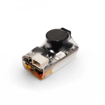 Bocina súper ruidosa HGLRC Soter 22x12x12mm 5V con LED para drones de carreras FPV RC