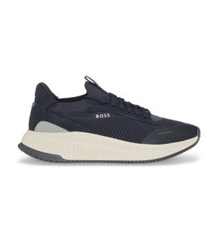 BOSS para hombre. 50523113 Zapatillas TTNM EVO con empeines de punto marino (46), Plano, Cordones, Casual