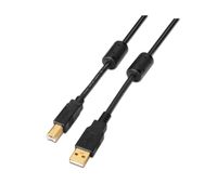 cable usb 20 a a usb b aisens a101-0010 negro 3 m