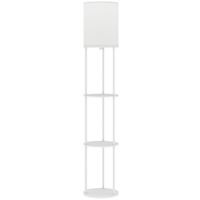 lampara de pie 29x29x158 cm blanco