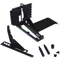 kit soporte vertical gpu lian-li v4 negro pcie 50 con cable riser y rgb