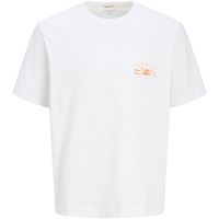 jack  jones camiseta 12278649 jorcanggu summer picture tee ss cn jnr bright white para nino