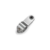 abrazadera del amortiguador de direccion bitubo horizontal larga