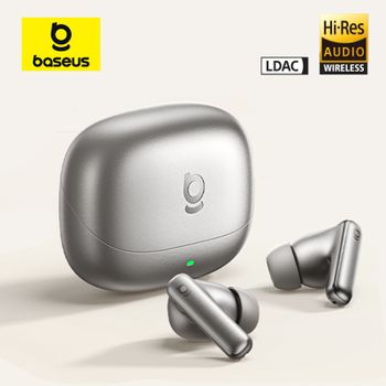 Audífonos Inalámbricos Baseus Bowie MP1 ANC Bluetooth 6.0, Cancelación de Ruido Híbrida Adaptativa de -55dB, Hi-Res LDAC, 6 Micrófonos ENC