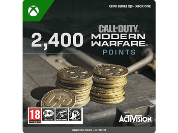 Xbox Series X S Call of Duty®: Modern Warfare®, 2.400 Puntos Duty® para el juego (*Juego no incluido) (Código de descarga)