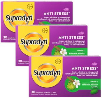 Supradyn Anti Stress Concentración y Memoria 3x30 Comprimidos FORMATO AHORRO