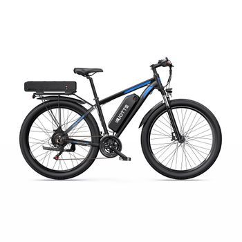 Bicicleta Eléctrica De Largo Alcance Duotts C29-k Con Doble Batería, 29 Pulgadas, Negra