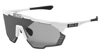 Gafas scicon aeroshade kunken  blanco brillante   gris espejo fotocromico