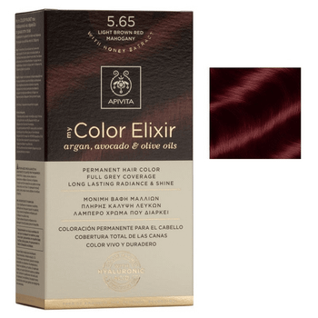 Apivita Tinte My Color Elixir N565 Castaño Claro Caoba