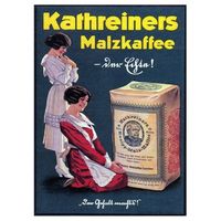 legendarte - cartel publicitario vintage kathreiners malz-kaffee - cuadro lienzo impresion digital cm 50x70