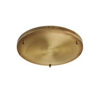roseta roseta multicable en hierro bronceado d 40 con 3 agujeros h3 o40 bl290-pl3-dm40-brz