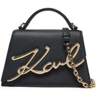 karl lagerfeld bandolera bolso bandolera essentials negrodorado para mujer