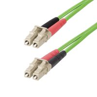 cable de fibra optica lc a lc om5 multimodo 15m startechcom