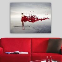 pintura decorativa lienzo 8446407770100 multicolor 70x100 cm