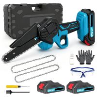 motosierra electrica corte de madera de alta eficiencia mini cortadora portatil de 6 pulgadas compatible con baterias de litio de 18v para recorte de jardin y tala de arboles
