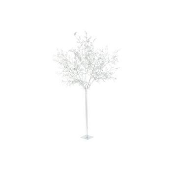 Arbol Led Metal 120x120x220 400l Plateado