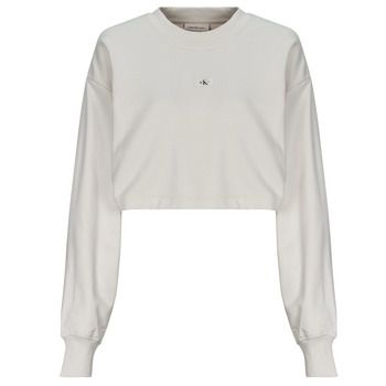 Calvin Klein Jeans Jersey WOVEN LABEL SHORT CREWNECK para mujer