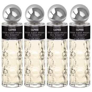 Pack De 4 Eau De Parfum Hombre Saphir The Last Man 200 Ml