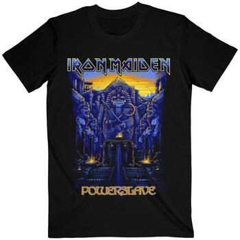 Iron Maiden Camiseta manga larga Dark Ink Powerslaves para mujer