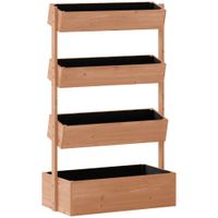 jardinera 85x45x140 cm marron