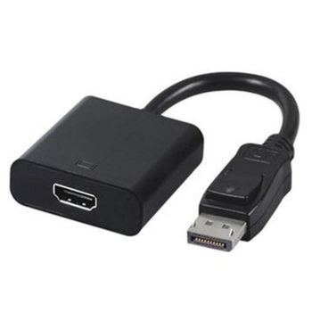 Adaptador DisplayPort Gembird A-DPM-HDMIF-002 DP a HDMI 0,1 m Negro RoHS