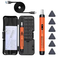 juego de destornilladores electricos recargables sin cable crv kit de herramientas de precision bateria de 600mah carga