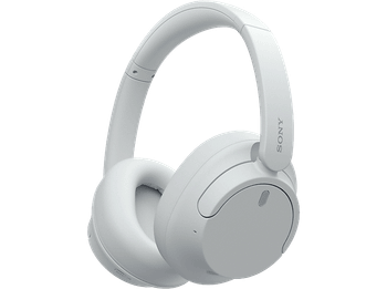 Auriculares inalámbricos - Sony WH-CH720NW, Cancelación ruido (Noise Cancelling), 35h, Carga Rápida, Con Asistente, Bluetooth, De Diadema, ANC, Blanco
