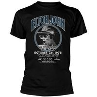 elton john tops y camisetas live in concert para mujer