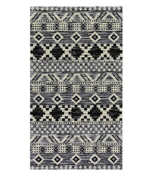 Ethnic - Gris - Alfombra de lana de estilo étnico