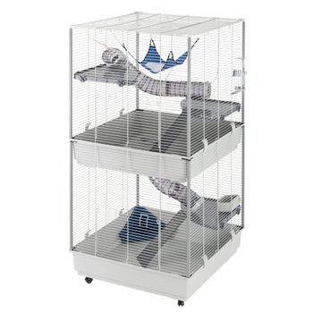Jaula Ferplast Torre Furet para animales pequeños - Gris