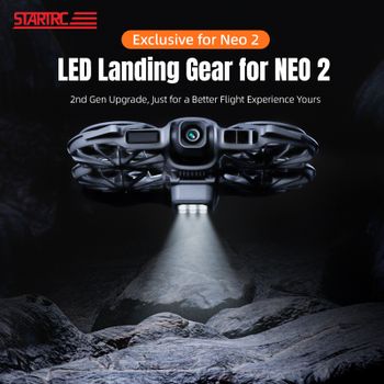Tren de aterrizaje LED STARTRC para tren de aterrizaje accesorio para drones DJI NEO 2 con luces LED Flash