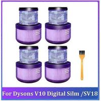 1 juego de filtros hepa lavables para aspiradoras inalambricas dyson v10 digital silmsv18 purple