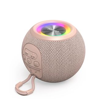 Hama | Altavoz Bluetooth (Altavoces inalámbricos 5W Potencia, iluminación led, 10H música, USB-C, conexión Jack 3.5mm) Rosa