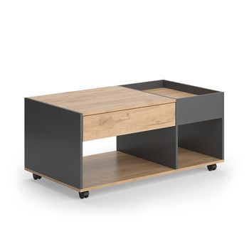 Mesa De Centro Maik 110 X 60 Cm Con Cajón Vicco