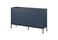 comoda azul 154 x 39 x 91 cm