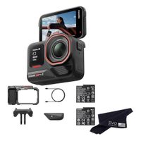 insta360 ace pro - paquete xplorer de 2 baterias duales camara de accion impermeable 8k codisenada con leica sensor insignia de 113 pulgadas 8k30fps 4k60fps pantalla abatible de 25 pulgadas
